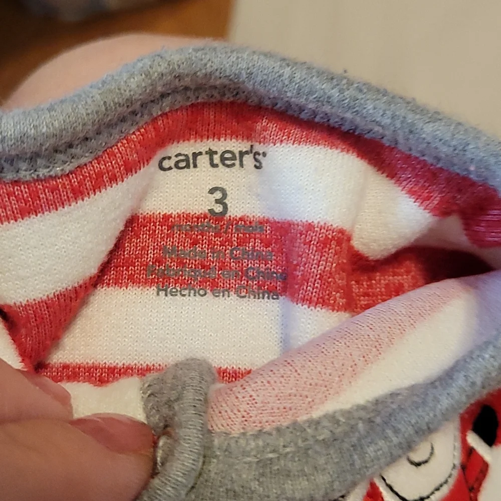 Carter's Santa Pajamas